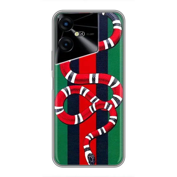 Чохол з принтом «Gucci змія» для TECNO POVA Neo 3