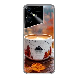 Чохол з принтом «Кава на природі» для TECNO POVA Neo 3