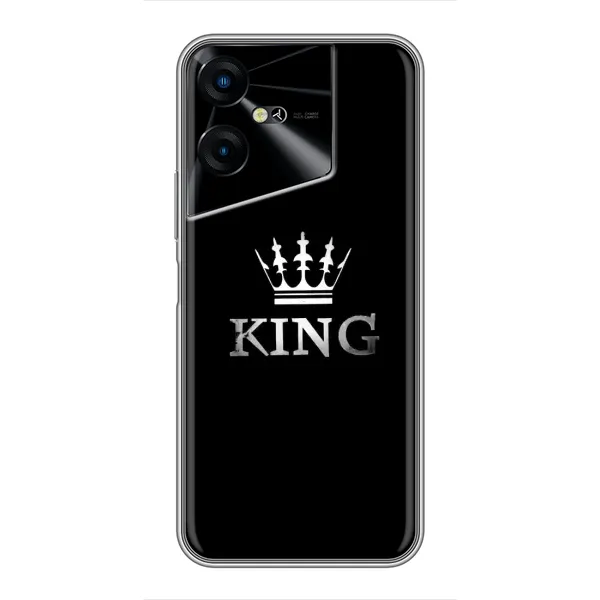 Чохол з принтом «KING» для TECNO POVA Neo 3