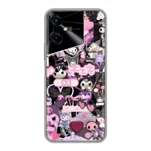 Чехол с кроликом Куроми на Tecno POVA Neo 3 (Коллаж Куроми)