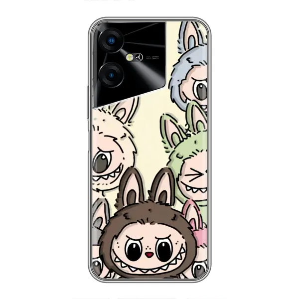 Чохол з принтом «Золота мавпа Bored Ape» для TECNO POVA Neo 3