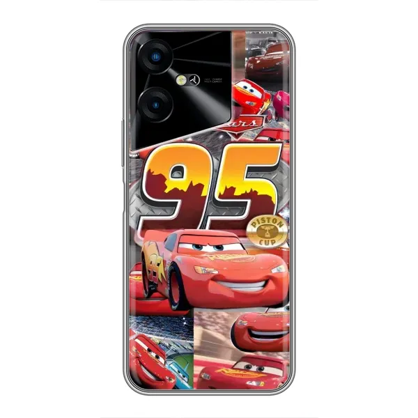 Чохол з принтом «Колаж Блискавка Маквін» для TECNO POVA Neo 3 Чохол з принтом «Колаж Блискавка Маквін» для TECNO POVA Neo 3