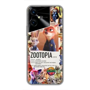 Чохол Зоотрополіс на Tecno POVA Neo 3 (Постер Зоотрополіс)