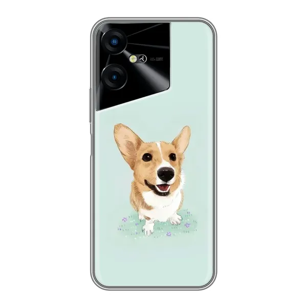 Чехол с принтом «Корги» для TECNO POVA Neo 3