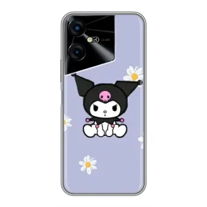 Чехол с кроликом Куроми на Tecno POVA Neo 3 (Куроми в цветах)