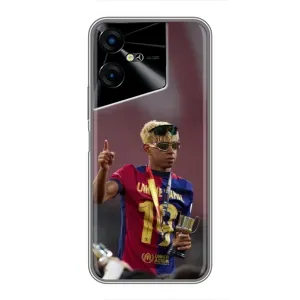 Чехол с футболистом Ламин Ямаль Tecno POVA Neo 3 (Lamine Yamal)