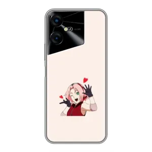 Чохли Персонажі Аніме Наруто для Tecno POVA Neo 3 (AlphaPrint) (Лайк Сакура)