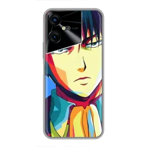 Чохли Персонажі Аніме Наруто для Tecno POVA Neo 3 (AlphaPrint) (Леві Аккерман)