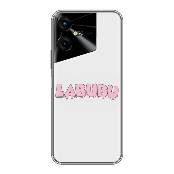 Чохол з принтом «Лого Лабубу» для TECNO POVA Neo 3