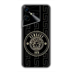Чохли VERSACE для ТЕКНО ПОВА Нео 3 (PREMIUMPrint) (Лого Версаче)