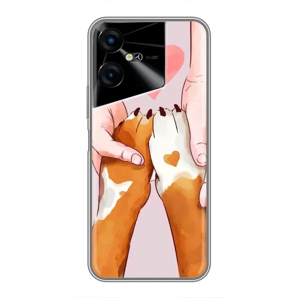 Чехол с принтом «Любовь к собакам» для TECNO POVA Neo 3