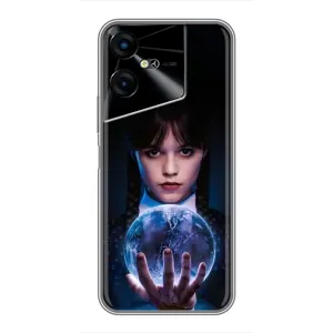 Чохол з дизайном Венздей 2 на Tecno POVA Neo 3 (Магічна сфера Венздей)
