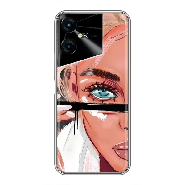 Чохол з принтом «Макіяж» для TECNO POVA Neo 3 Чохол з принтом «Макіяж» для TECNO POVA Neo 3