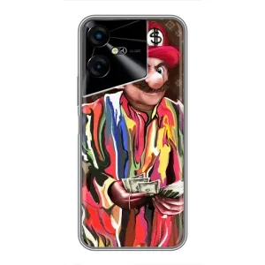 Бренднові Чохли для Tecno POVA Neo 3 - (PREMIUMPrint) (Mario LV)