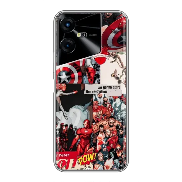 Чохол з принтом «Марвел Комикс» для TECNO POVA Neo 3