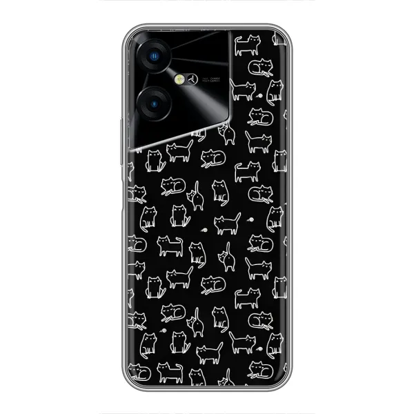 Чохол з принтом «Маленькі котики» для TECNO POVA Neo 3