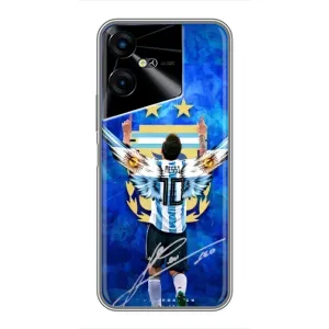 Чехлы для Tecno POVA Neo 3 (Leo чемпион) (AlphaPrint) (Месси сборная)