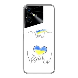 Чехол для Патриота Украины Tecno POVA Neo 3 - (AlphaPrint) (Мир Украине)
