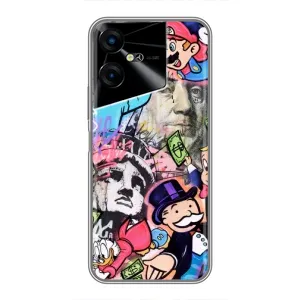 Чохли з крутими принтами для Tecno POVA Neo 3 - (PREMIUMPrint) (Monopoly man)