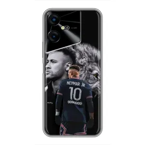 Чехол Неймар для Tecno POVA Neo 3 (AlphaPrint) (Неймар Лев)