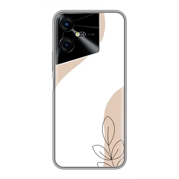 Чехол с принтом «Нюдовая веточка абстракция» для TECNO POVA Neo 3 Чехол с принтом «Нюдовая веточка абстракция» для TECNO POVA Neo 3
