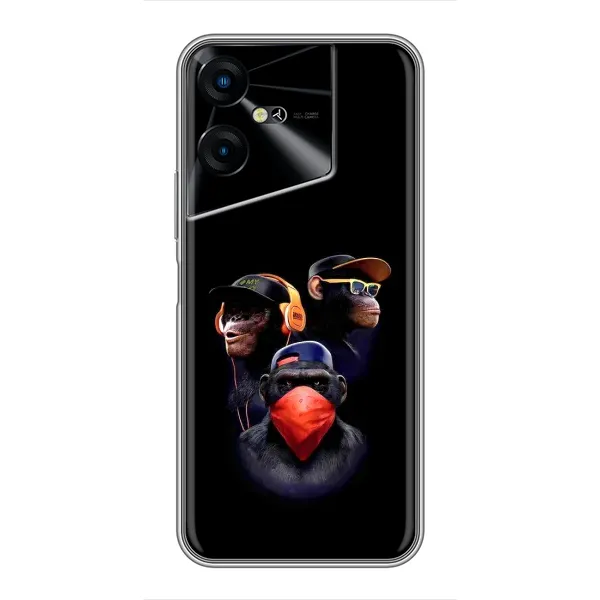 Чохол з принтом «Три мавпи» для TECNO POVA Neo 3 Чохол з принтом «Три мавпи» для TECNO POVA Neo 3