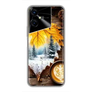 Чохол з принтом «Осінньо-зимова кава» для TECNO POVA Neo 3