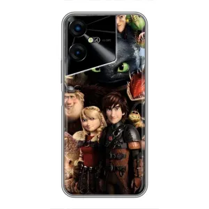 Чохол як приборкати дракона на Tecno POVA Neo 3 (Персонажі дракона)