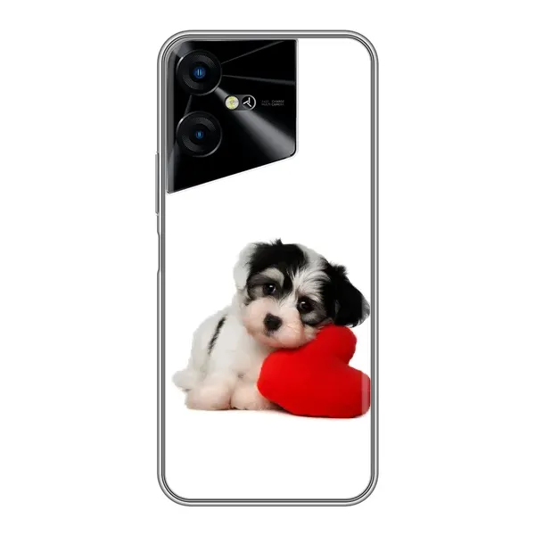 Чехол с принтом «Песик» для TECNO POVA Neo 3