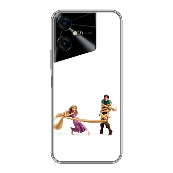 Чохол з принтом «Рапунцель та Флін» для TECNO POVA Neo 3 Чохол з принтом «Рапунцель та Флін» для TECNO POVA Neo 3