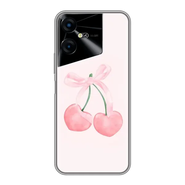 Чохол з принтом «Рожеві вишні» для TECNO POVA Neo 3 Чохол з принтом «Рожеві вишні» для TECNO POVA Neo 3