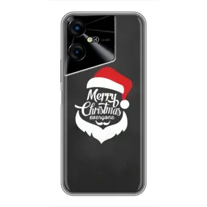 Різдвяні Чохли для Tecno POVA Neo 3 (VPrint) (Санта Крісмас)