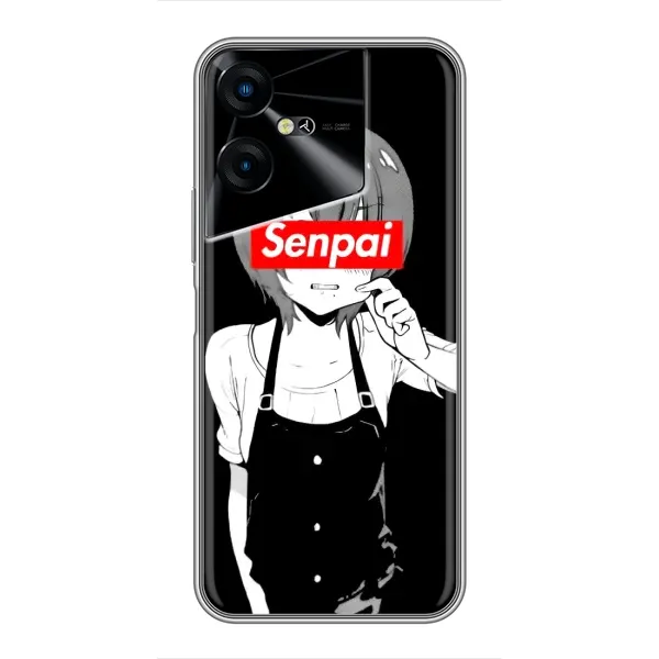 Чохол з принтом «Senpai» для TECNO POVA Neo 3 Чохол з принтом «Senpai» для TECNO POVA Neo 3