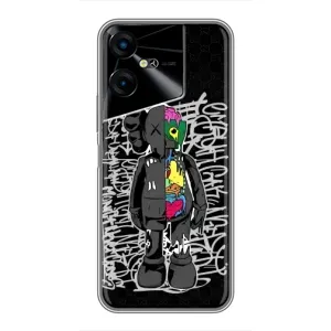 Чохли для Tecno POVA Neo 3 - Bearbrick Louis Vuitton (PREMIUMPrint) (Стиль Bearbrick)
