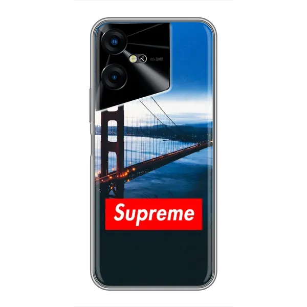 Чехол с принтом «Стиль Supreme» для TECNO POVA Neo 3