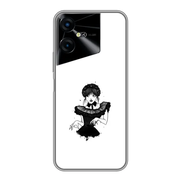 Чехол с принтом «танец Уэнздей» для TECNO POVA Neo 3