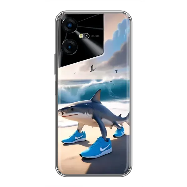 Чехол с принтом «Тралалело тралала» для TECNO POVA Neo 3 Чехол с принтом «Тралалело тралала» для TECNO POVA Neo 3