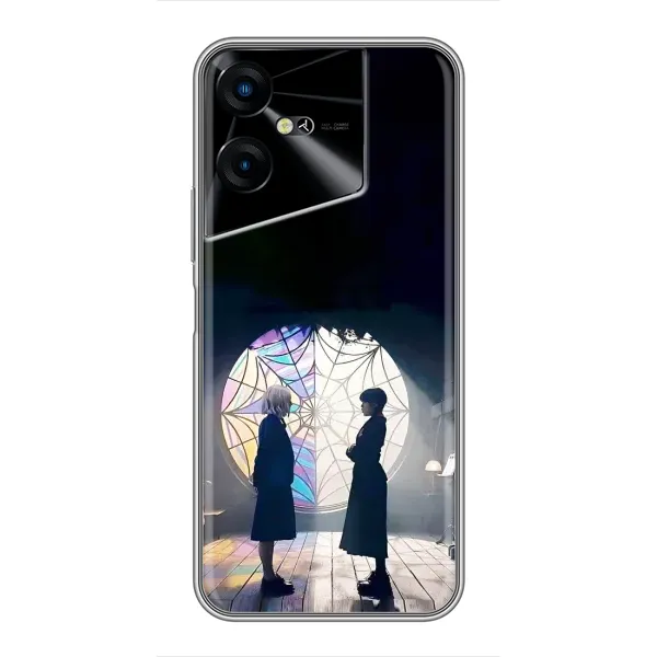 Чехол с принтом «Уэнздей и Инид» для TECNO POVA Neo 3