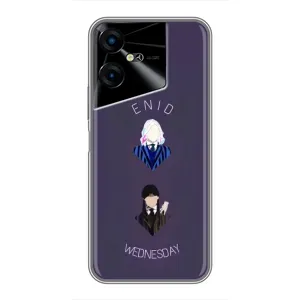 Чохли Венсдей на Tecno POVA Neo 3 Уенсдей (AlphaPrint) (Венздей і подруга)