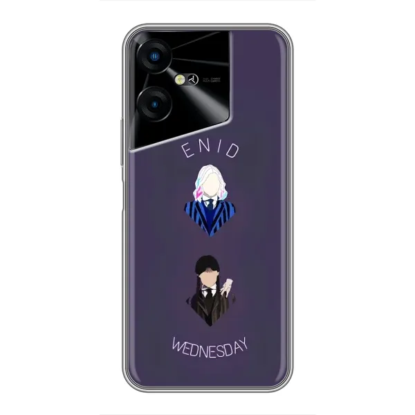 Чехол с принтом «Уэнздей и подруга» для TECNO POVA Neo 3