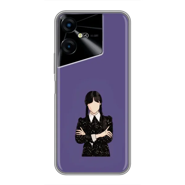 Чехол с принтом «Уэнздей в черном» для TECNO POVA Neo 3