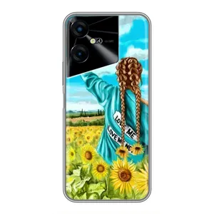 Чехол для Патриота Украины Tecno POVA Neo 3 - (AlphaPrint) (Украиночка)