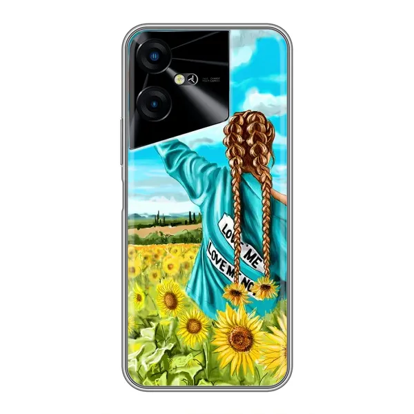 Чохол з принтом «Україночка» для TECNO POVA Neo 3 Чохол з принтом «Україночка» для TECNO POVA Neo 3