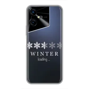 Зимні Чохли для ТЕКНО ПОВА Нео 3 - прозорий фон (Winter loading)