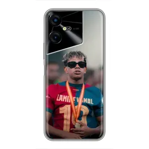 Чехол с футболистом Ламин Ямаль Tecno POVA Neo 3 (Ямаль Барса)