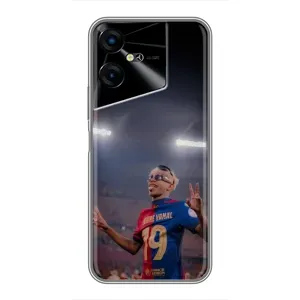 Чехол с футболистом Ламин Ямаль Tecno POVA Neo 3 (Ямаль на стадионе)