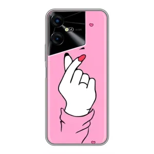 Чохол з принтом для Tecno POVA Neo 3 (AlphaPrint - Знак сердечка) (Знак Love)