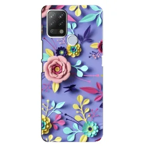 Чохли з квітами для Tecno Pova (VPrint) (Дизайн квітів)