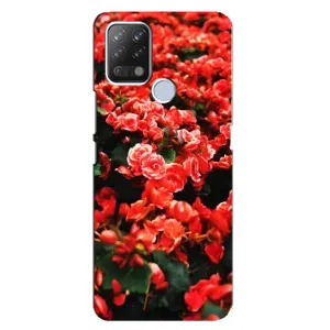 Чохли з квітами для Tecno Pova (VPrint) (Квіти червоні)