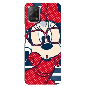Міккі Маус чохол для Tecno Pova (AlphaPrint - Мультяшні) (Маус в окулярах)